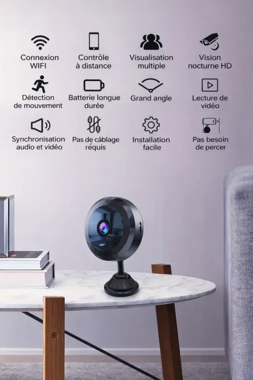 Mini camera cachée, Saint-André, Elec Connexion